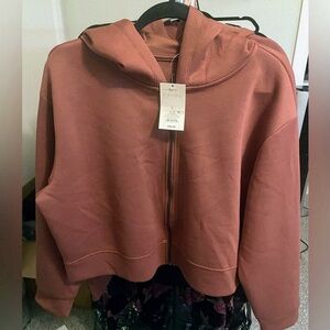 Responsible Style Mauve Hoodie Jacket. New.